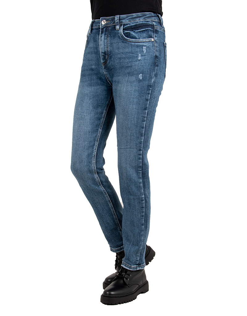 High waist slim fit jeans van Queen Hearts